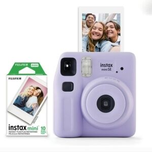 Fujifilm Instax Mini SE Instant Camera - Lilac + Free 10 Film Pack